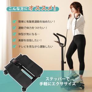 健康ステッパー 高齢者 ハンドル付き ステッパ...の詳細画像1