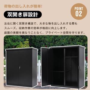 物置 屋外 大型 倉庫 大型物置 戸外収納庫 ...の詳細画像5