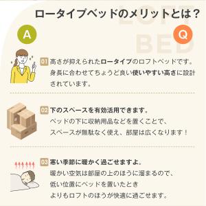 パイプベッド 多機能 宮 シングル ベッド ロ...の詳細画像4