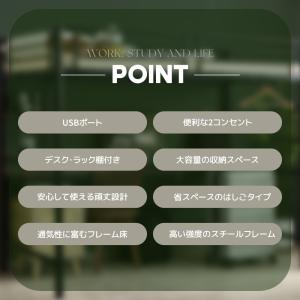 ロフトベッド ハイタイプ パイプベッド ベッド...の詳細画像5