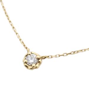 AHKAH アーカー ティア ネックレス K18/ダイヤモンド0.05ct【いおき質店】