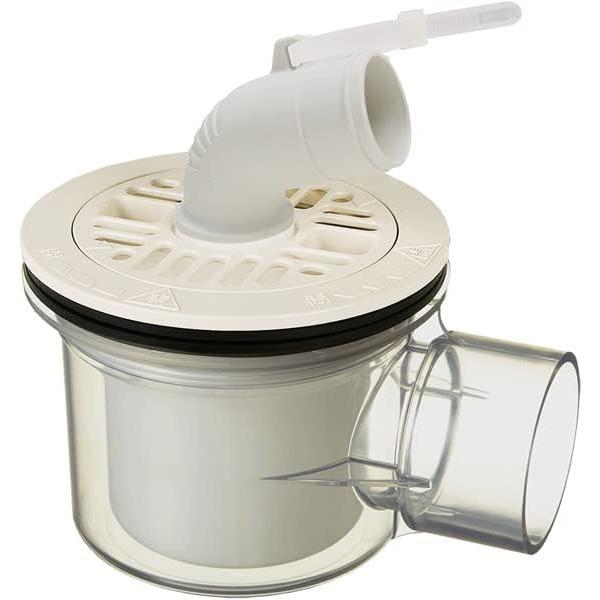 【即納・在庫品】SNT-SW-W1 テクノテック 排水トラップ 横型・透明 T.Tトラップ 横引排水...