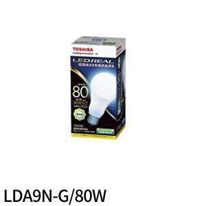 東芝ライテック 東芝 LED電球 LDA9N-G/80W/2 昼白色 80W形相当 全方向