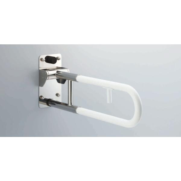 【KF-471EH60/WA】リクシル 各種施設用可動式手すり はね上げ式手すり ロック付 樹脂被覆...