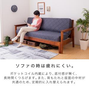 ポケットコイルマットレス ソファベッド向け 【...の詳細画像5