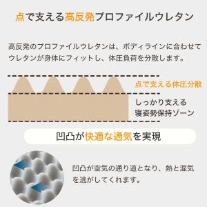 三つ折りウレタンマットレス シングルショート ...の詳細画像4