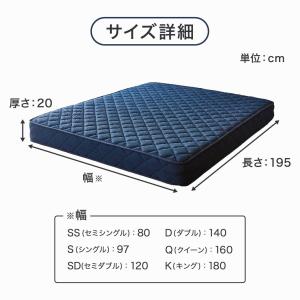 バリュースーパーハード ポケットコイルマットレ...の詳細画像1