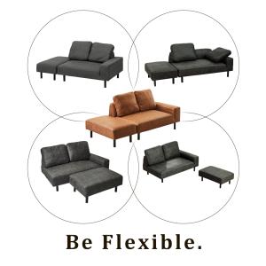 カウチソファ ライナス オットマン付き クッシ...の詳細画像4