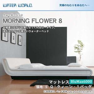 ウォーターベッド MORNING FLOWER 8 モーニングフラワー8 張地：S マットレス BluMax6000 クィーン Q 【受注生産品】｜ioo-neruco