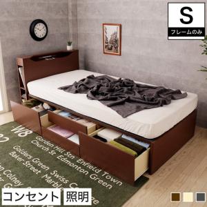 ニトリ（NITORI） シングルベッドフレーム(OP IB ヘッドレス よこ開き