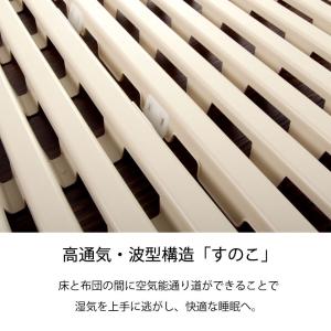 折畳み樹脂すのこベッド シングル 6折り すの...の詳細画像5