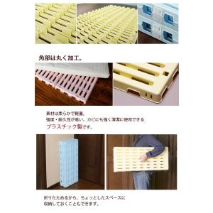 折畳み樹脂ベビーすのこベッド ベビーマット ベットの詳細画像5