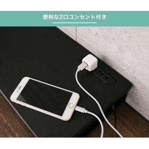 モニター台 ラック おしゃれ 卓上 幅55 ス...の詳細画像3