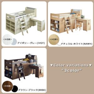 システムベッド ロフトベッド ベッド、デスク、...の詳細画像2