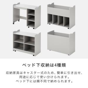 システムベッド ロフトベッド おしゃれ ロータ...の詳細画像4
