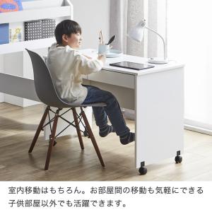 ジーニー キャスター付きデスク(単品) 幅85...の詳細画像4