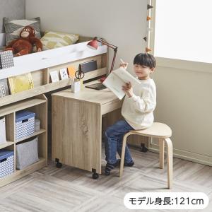 ジーニー キャスター付きデスク(単品) 幅85...の詳細画像5
