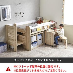 ジーニー システムベッド (ロフトベッド+キャ...の詳細画像2