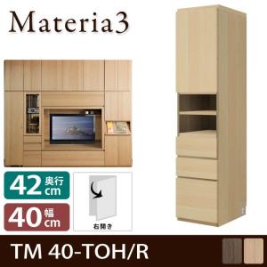 Materia3 TM D42 40-TOH 【奥行42cm】 【右開き】 キャビネット 幅40cm｜ioo