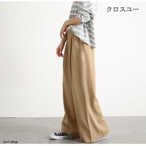 ワイドパンツ オルチャン レディース リネン ...の詳細画像2