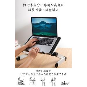 ノートpcスタンド パソコンスタンド ファン付...の詳細画像2