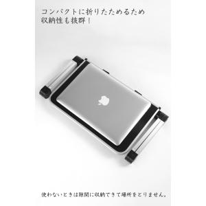 ノートpcスタンド パソコンスタンド ファン付...の詳細画像5