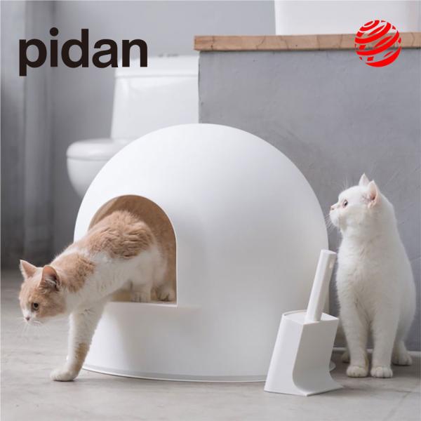 (OFT) [PIDAN 猫用トイレスノードーム型ホワイト] 猫 トイレ ねこトイレ トイレ本体 猫...