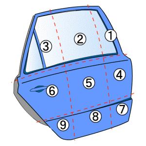 N-WGN DBA-JH2 右RドアASSY ...の詳細画像5