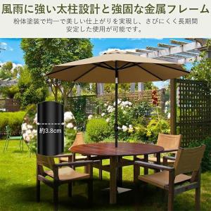 パラソル ガーデンパラソル 日よけ 撥水 UV...の詳細画像3