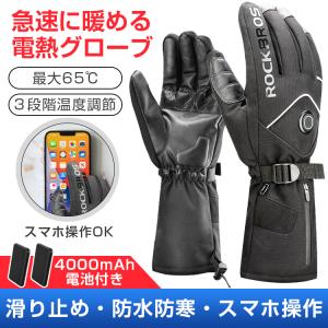 電熱グローブ バイク 発熱 防寒対策 ヒーターグローブ