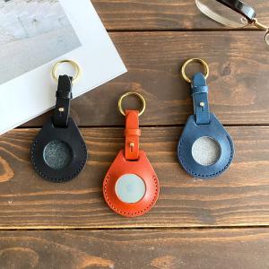 Air tag ケース エアタグケース キーホルダー 革 本革 保護カバー 紛失防止 エアタグ対応カバー キーホルダー キーリング おしゃれ かっこいい 真鍮 PAIDiA P094