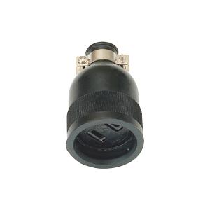 【受注品】神保電器 1293（黒） 防浸形コードコネクタボディ 2極 15Aー125V