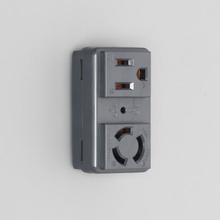 アメリカン電機 3117HCD-BK コンビ 複式機器用アウトレット 黒