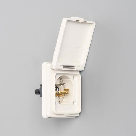 アメリカン電機 3125NW 引掛形 防水形フランジインレット(ナイロン製)