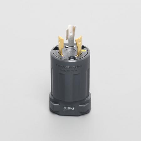 アメリカン電機 3212N-L5 引掛形 プラグ(ナイロンカバー)