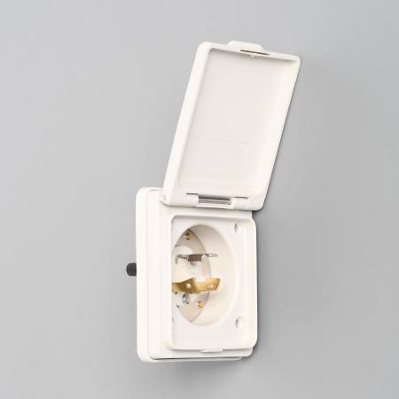 アメリカン電機 3225NW-L6 引掛形 防水形フランジインレット(ナイロン製)