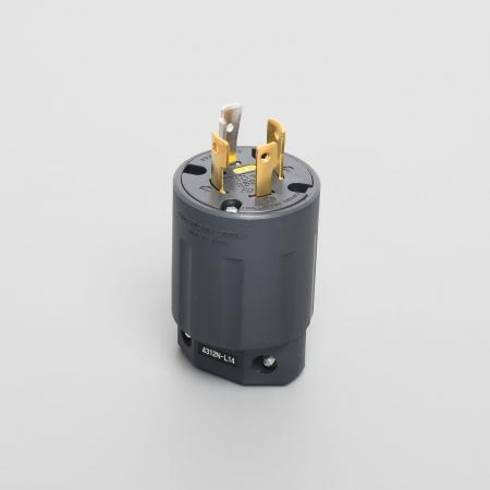 アメリカン電機 4312N-L14 引掛形 プラグ(ナイロンカバー)