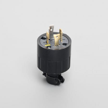 アメリカン電機 4322R-L15 引掛形 プラグ(ゴムカバー)