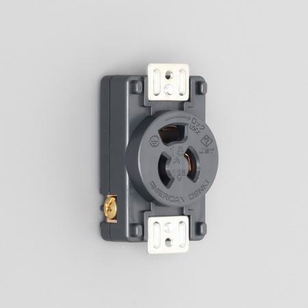 アメリカン電機 7110GNZ-P 抜止形 パネル用コンセント