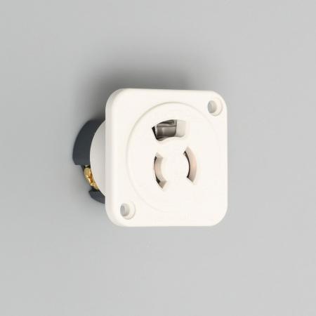 アメリカン電機 7117GZ-IV 抜止形 機器用アウトレット 白