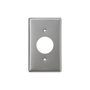 神保電器 804A ニューメタルプレート コンセントプレート １連用 φ35.5