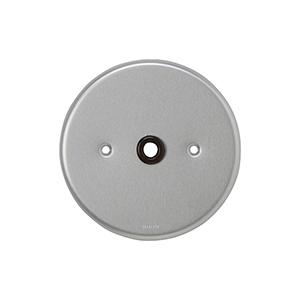 神保電器 818AM ニューメタルプレート 丸形ノズルプレート φ9取 付枠付