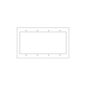 神保電器 8216-4（白） ゴムパッキン（4連用）