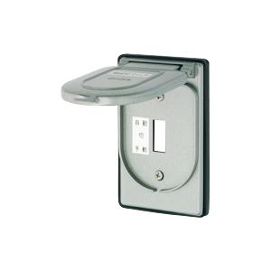 神保電器 835(K) 埋込スイッチ用プレート 防滴プレート (SF-115-0用