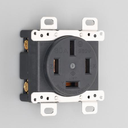 アメリカン電機 9320N 平刃形 埋込コンセント