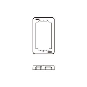 神保電器 BAN-13-1 PW J・WIDEシリーズ 継枠 １連用 1３mm