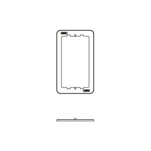 神保電器 BAN-3-1 PW J・WIDEシリーズ 継枠 １連用 ３mm
