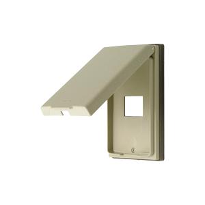 神保電器 BPN-1UW 防滴プレート１個用 樹脂製