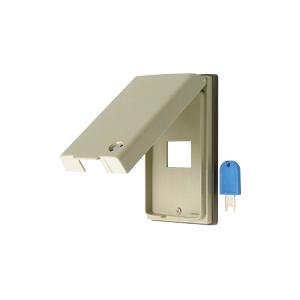 神保電器 BPN-1UWKY 防滴プレートキー付き１個用 樹脂製