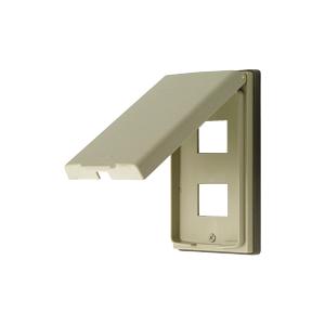 神保電器 BPN-2UW 防滴プレート２個用 樹脂製